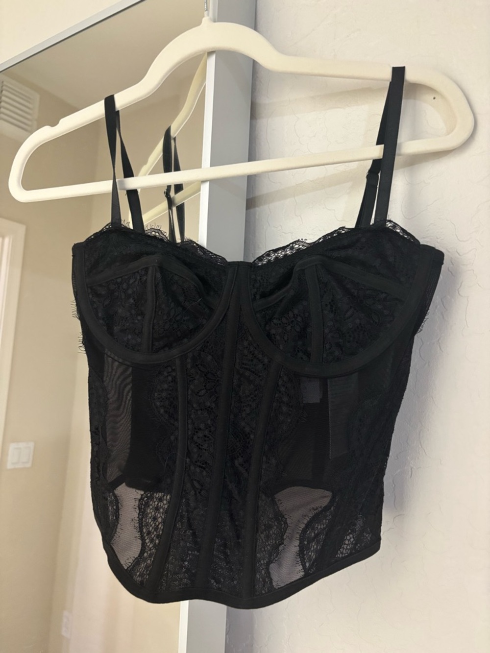 Black Lace Corset
